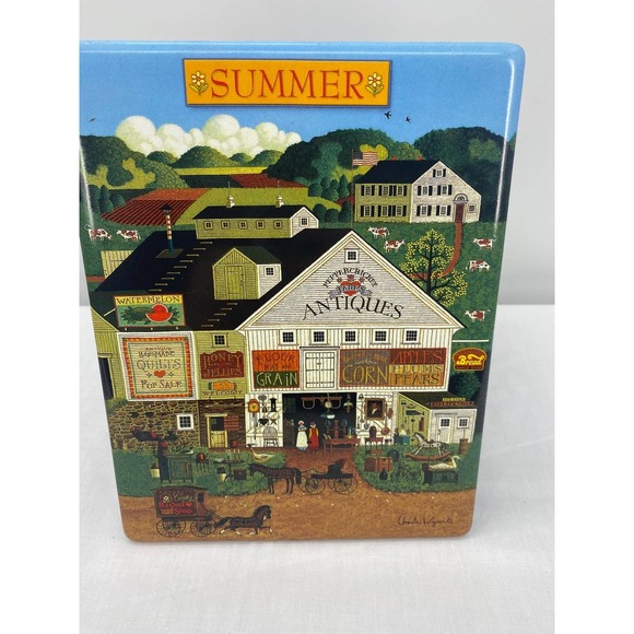THE BEST OF TIMES by Charles Wysocki SUMMER Peppercricket Farms Plaque - Picture 1 of 5